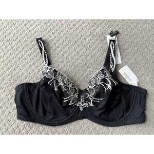 FANTASIE 6103BK BLACK Bra 36DD Underwire Lace NEW